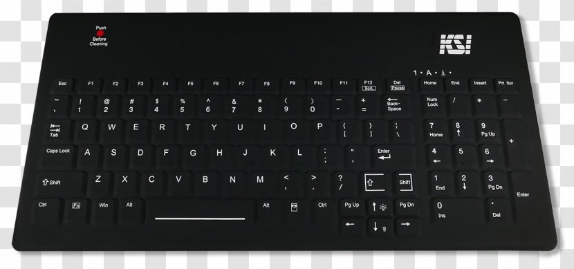 Computer Keyboard Numeric Keypads Touchpad Space Bar Laptop - Electronic Instrument Transparent PNG