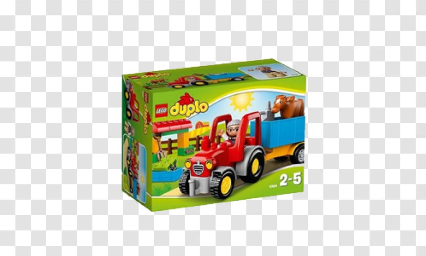 Amazon.com Lego Duplo Toy LEGO 10524 DUPLO Farm Tractor Train Transparent PNG
