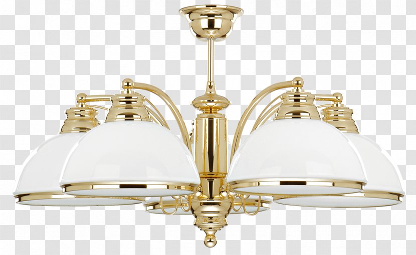 Chandelier Brass 01504 Transparent PNG
