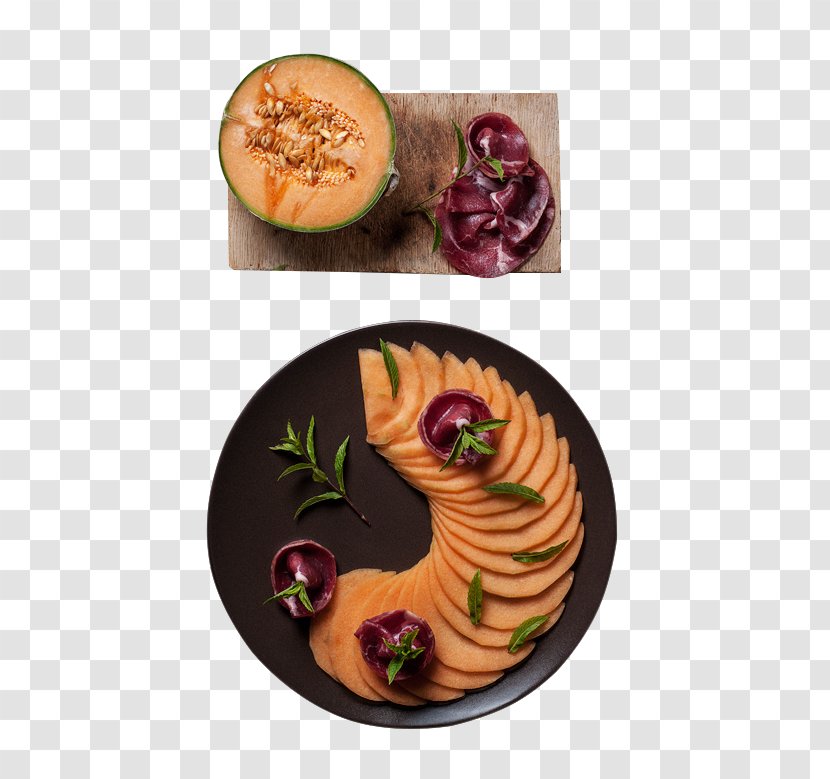 Seafood Sashimi Fruit Steak Tartare - Cuisine - Melon Transparent PNG