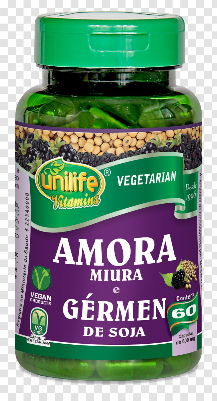 Amora Miura E Gérmen De Soja Unilife 60 Cápsulas Dietary Supplement Chá Mais 100 Isoflaw Germen Isoflavona 120 - Superfood - Tea Transparent PNG