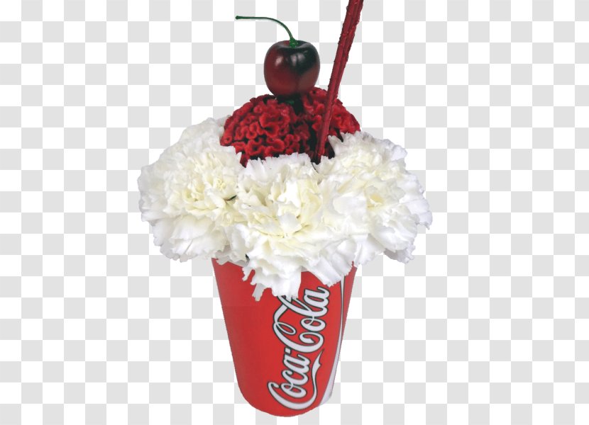 Coca-Cola Flower Bouquet Diet Coke Ice Cream Float - Beverage Can - Coca Cola Transparent PNG