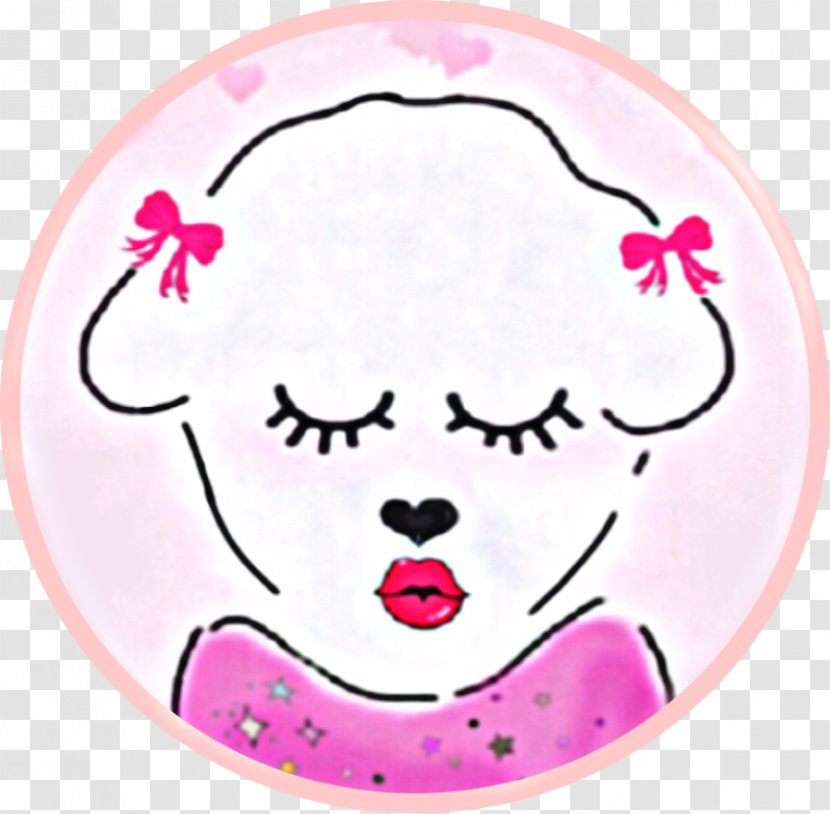 Pink Flower Cartoon - Line Art Heart Transparent PNG