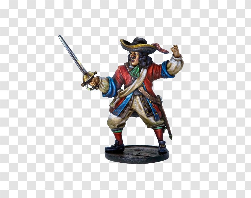 Piracy Figurine Spanish If(we) Miniature Figure - Grenadier - Commander Transparent PNG