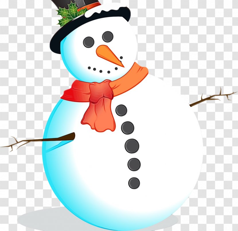 Snowman - Cartoon Transparent PNG