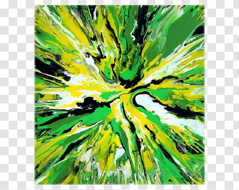 Abstract Art Painting Spin Oil Paint - Drawing Transparent PNG