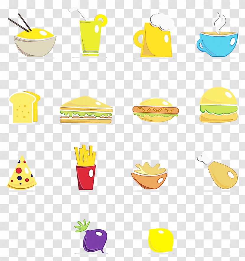 Yellow Baking Cup Transparent PNG