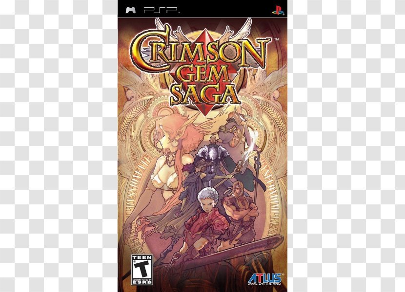 Crimson Gem Saga PlayStation Portable Video Game Role-playing - Playstation Vita Transparent PNG