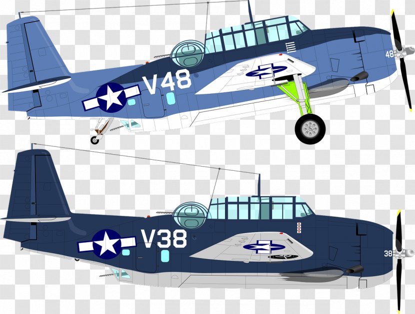 Airplane Military Aircraft - Wing Transparent PNG