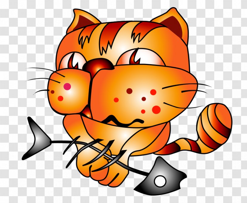 Cat Garfield Cartoon Clip Art - Orange - Vector Tiger Transparent PNG