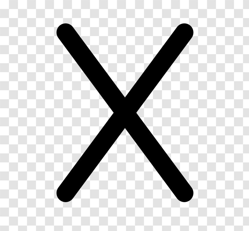 Multiplication Sign Symbol X Mark Clip Art Transparent PNG