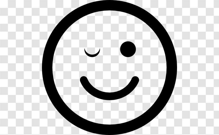 Emoticon Smiley Wink - Emoticons Square Transparent PNG