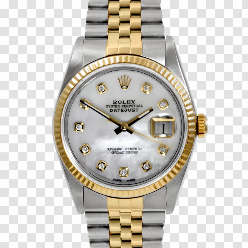 Rolex Datejust Watch Luneta Diamond Transparent PNG