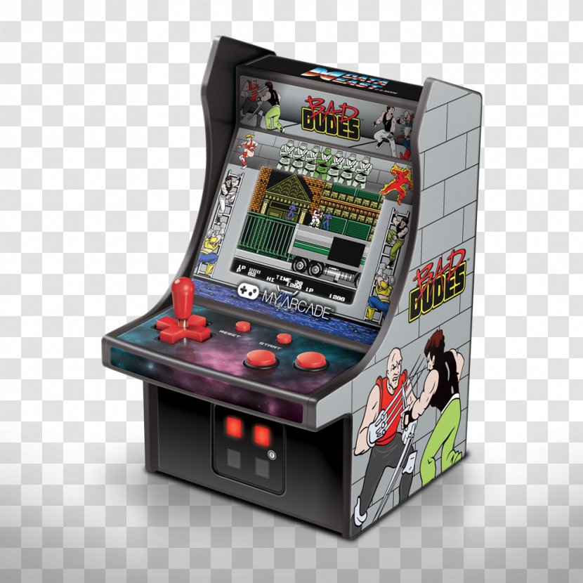 Arcade Cabinet BurgerTime Bad Dudes Vs. DragonNinja Space Invaders Pac-Man - Games Transparent PNG