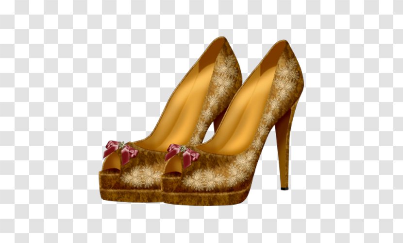 Shoe High-heeled Footwear Sandal - Ladies Shoes Transparent PNG