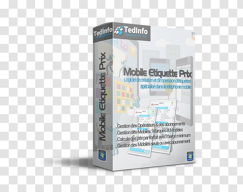 Computer Software Brand - Box Mockup Transparent PNG