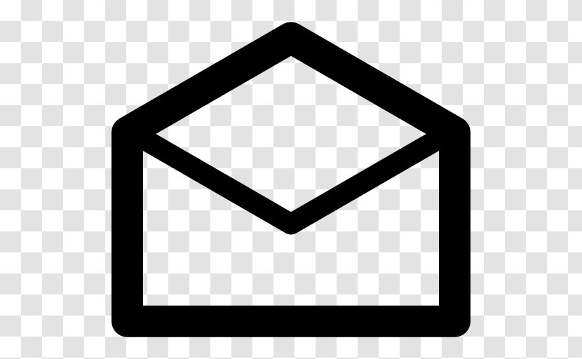 Envelope Mail - Black And White - Symbol Transparent PNG