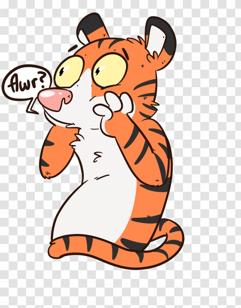 Whiskers Tiger Cat Clip Art Cartoon Transparent PNG
