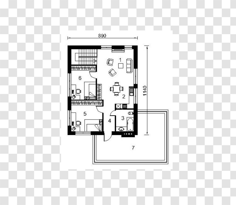 Floor Plan House Project - Kitchen Transparent PNG