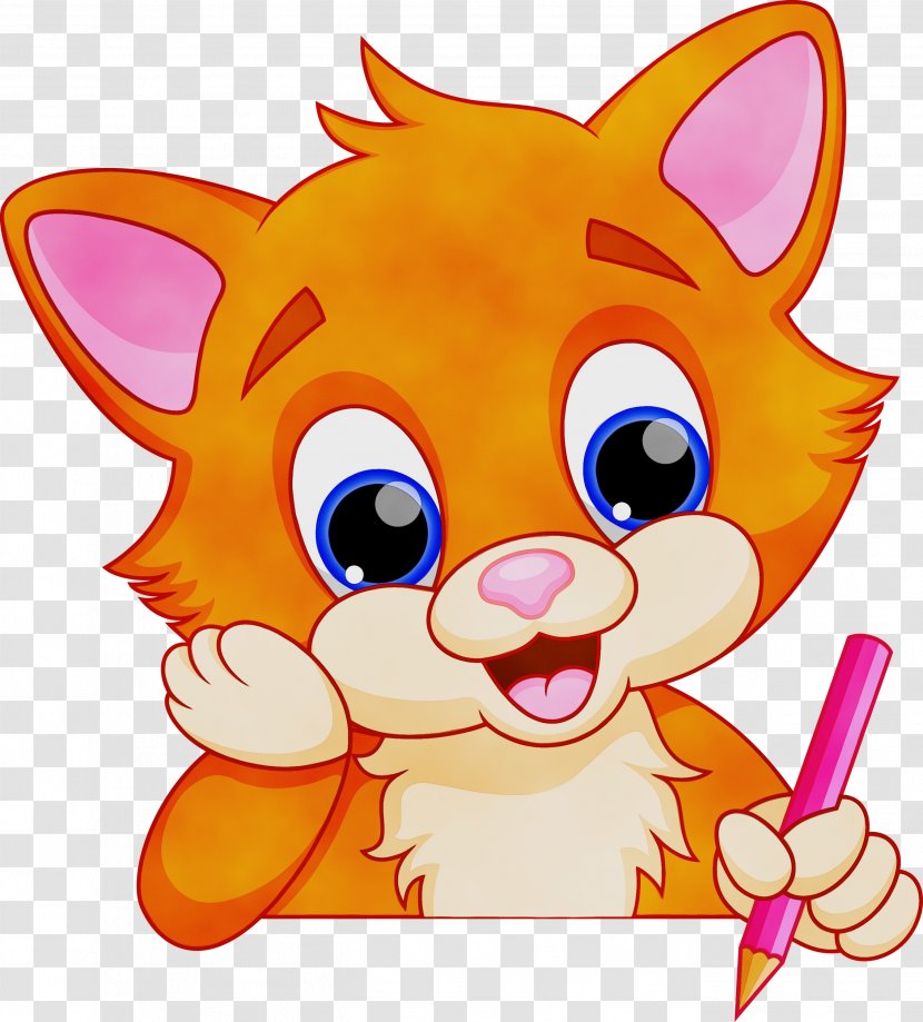 Whiskers Cat Dog Snout Cartoon - Ear Fawn Transparent PNG