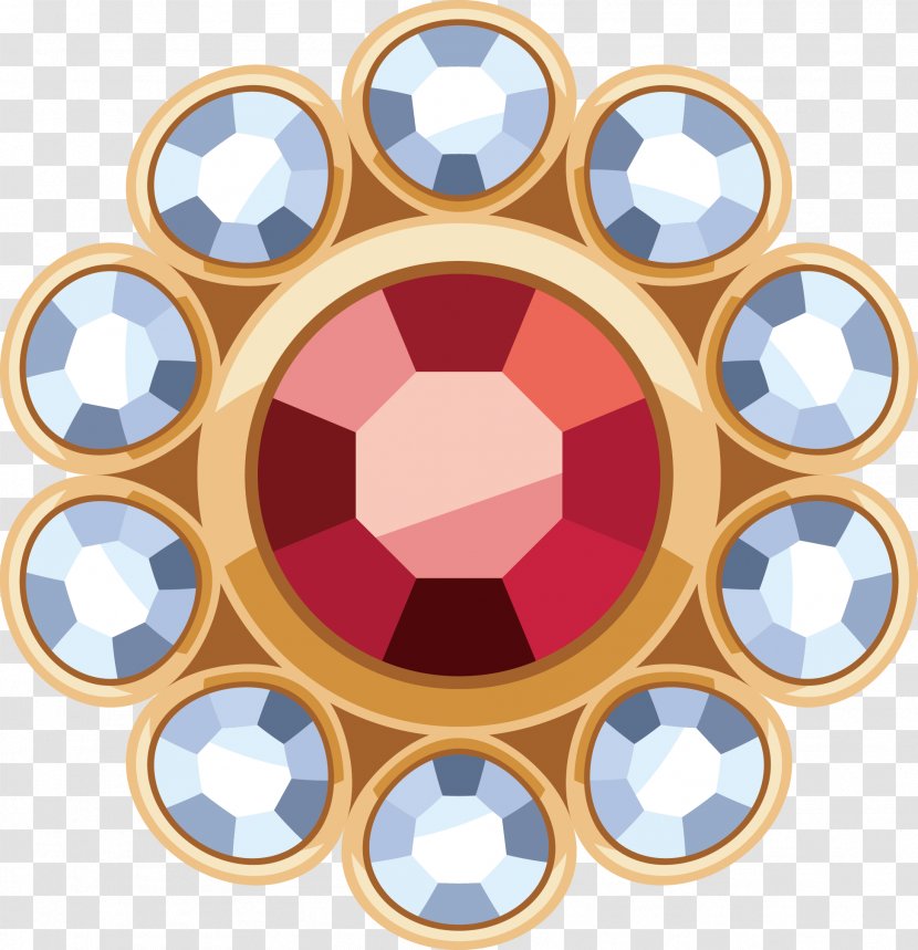 Euclidean Vector Jewellery Ruby - Designer Transparent PNG