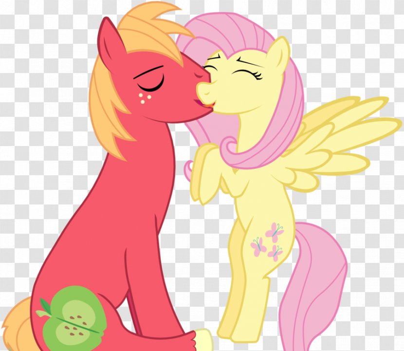Pony Fluttershy Rainbow Dash Horse McDonald's Big Mac - Heart Transparent PNG