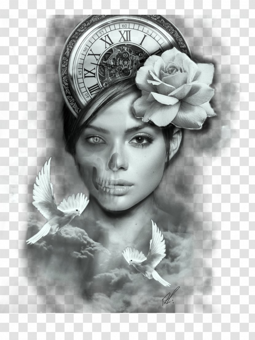 Tattoo Drawing Art Photography Sketch - Hair Accessory Transparent PNG