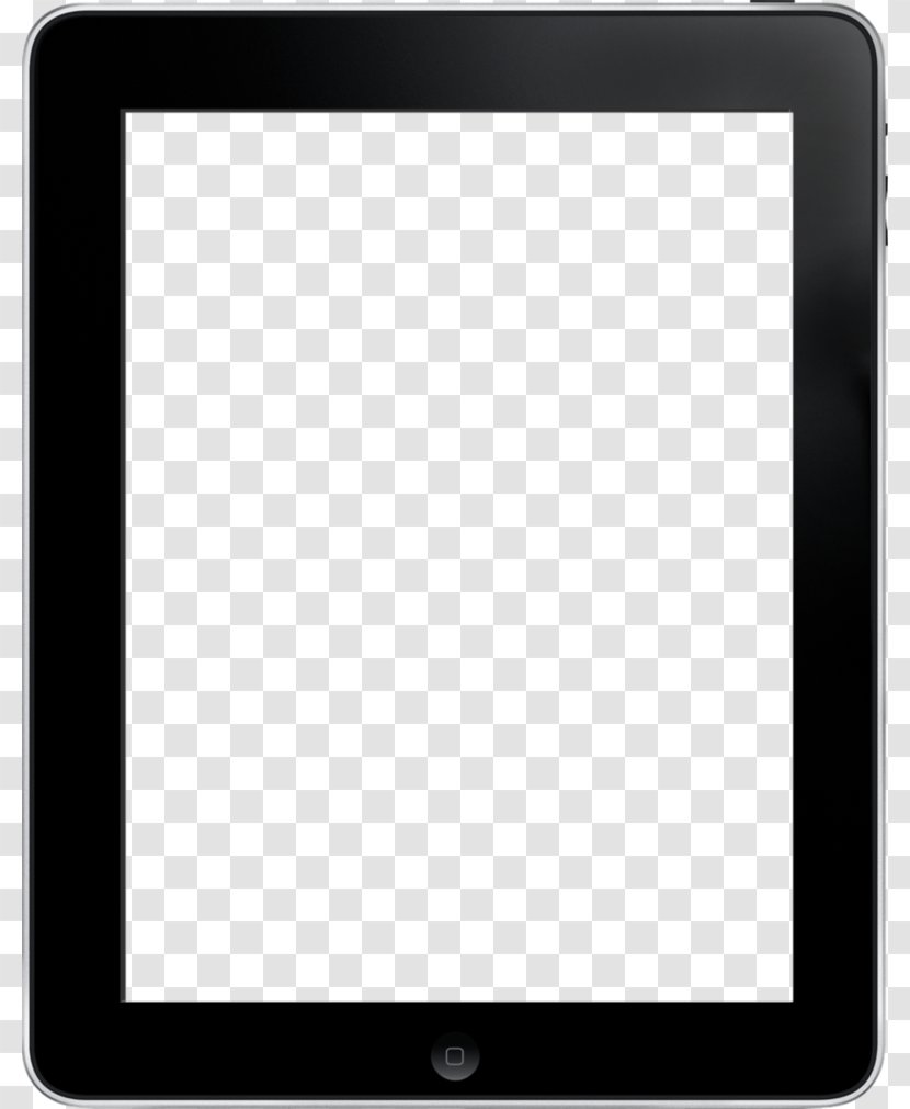 Black And White Square - Monochrome - IPad Tablet Pic Transparent PNG