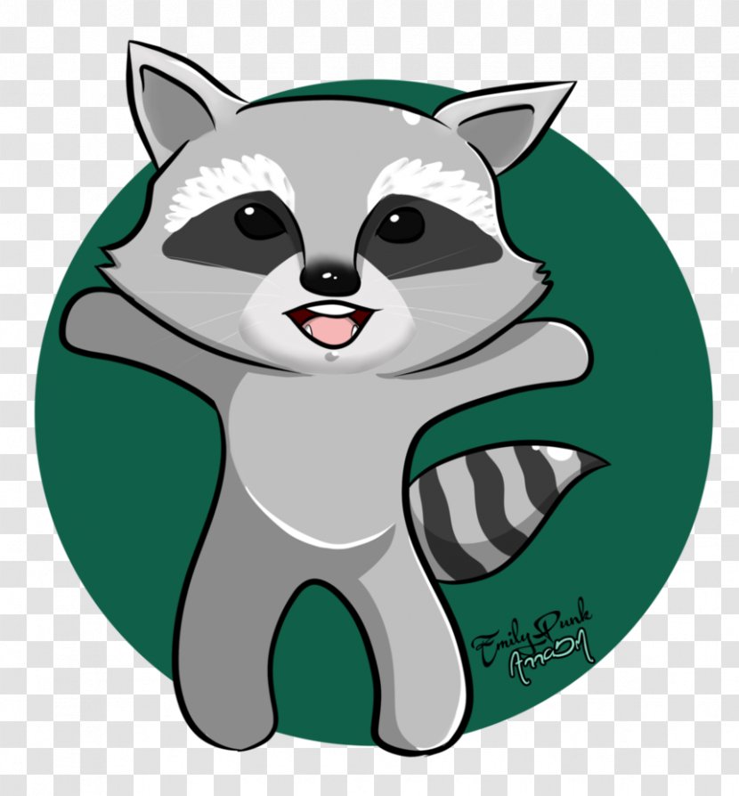 Whiskers Raccoon Cat Bear Canidae - Small To Medium Sized Cats - Cute Transparent PNG