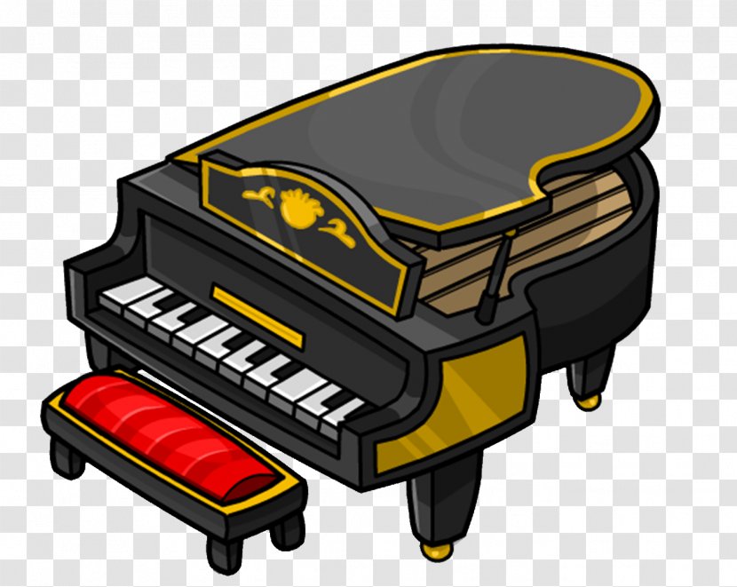 Piano Animation Club Penguin Television - Technology Transparent PNG