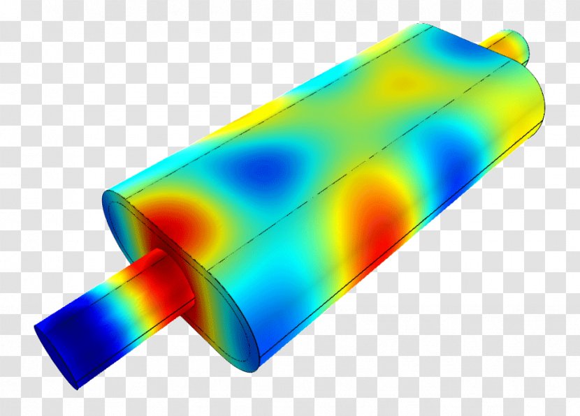 Acoustics COMSOL Multiphysics Acoustic Wave Vibration Muffler - Analysis - Design Transparent PNG