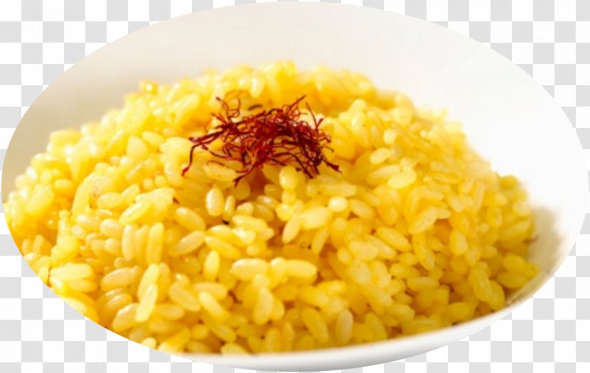 Risotto Alla Milanese Italian Cuisine Saffron Rice Transparent PNG