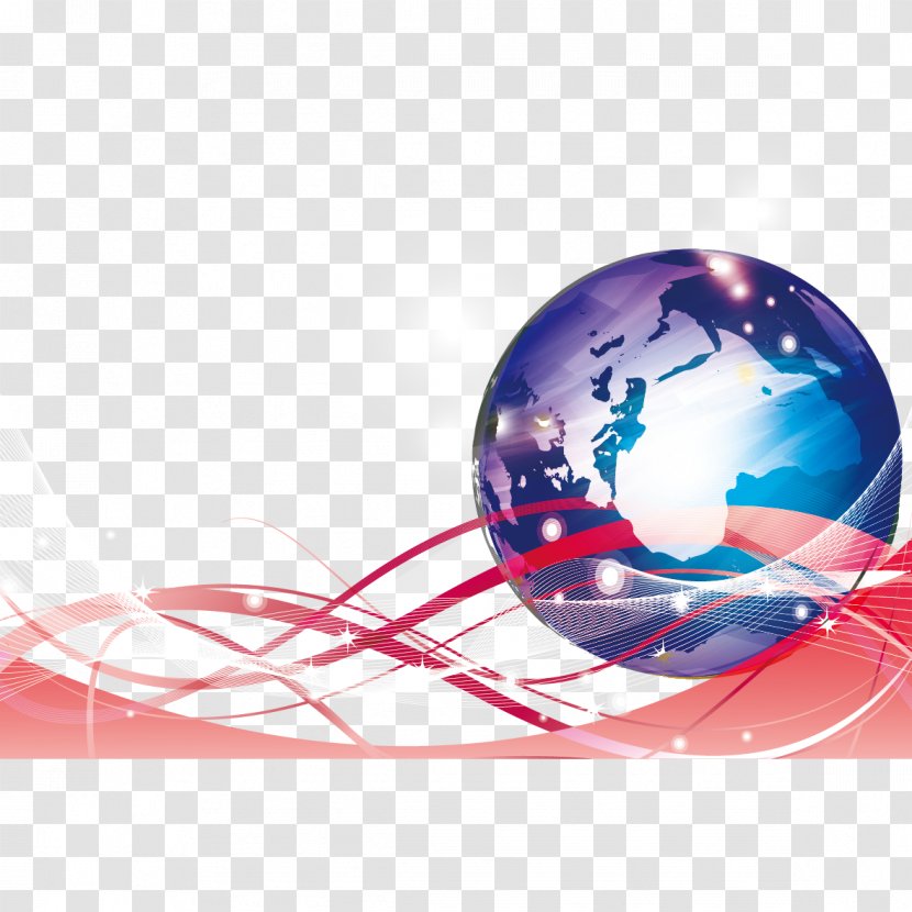 Earth Curve - Vector Pink Curves And Transparent PNG