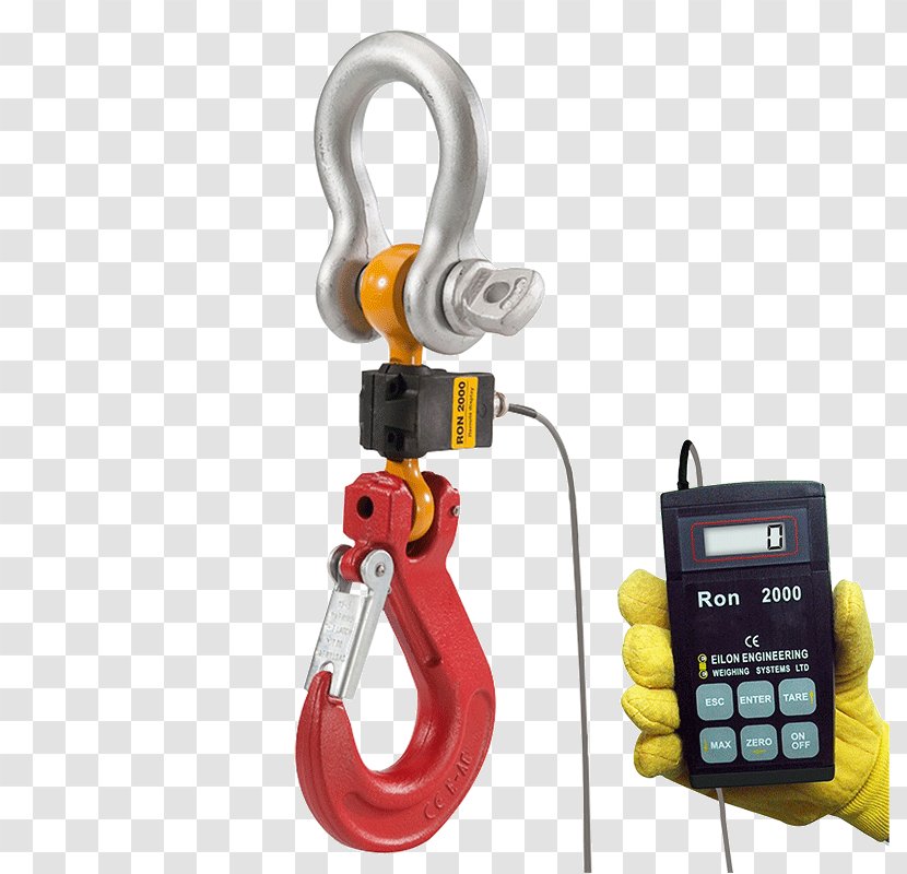 Dynamometer Load Cell Ron Crane Scales Measuring Industry - Steel - Floating Material Transparent PNG