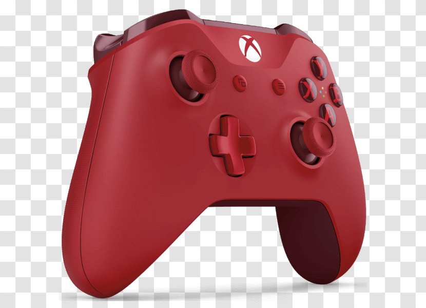 Xbox One Controller 360 Microsoft S Game Controllers - Red Transparent PNG