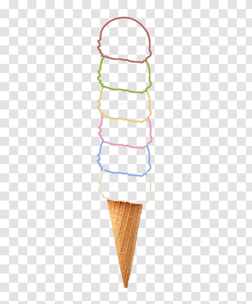 Ice Cream Cones Wafer - Parlor Transparent PNG