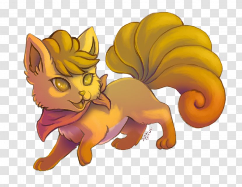 Cat Canidae Horse Dog Dragon - Yellow Transparent PNG