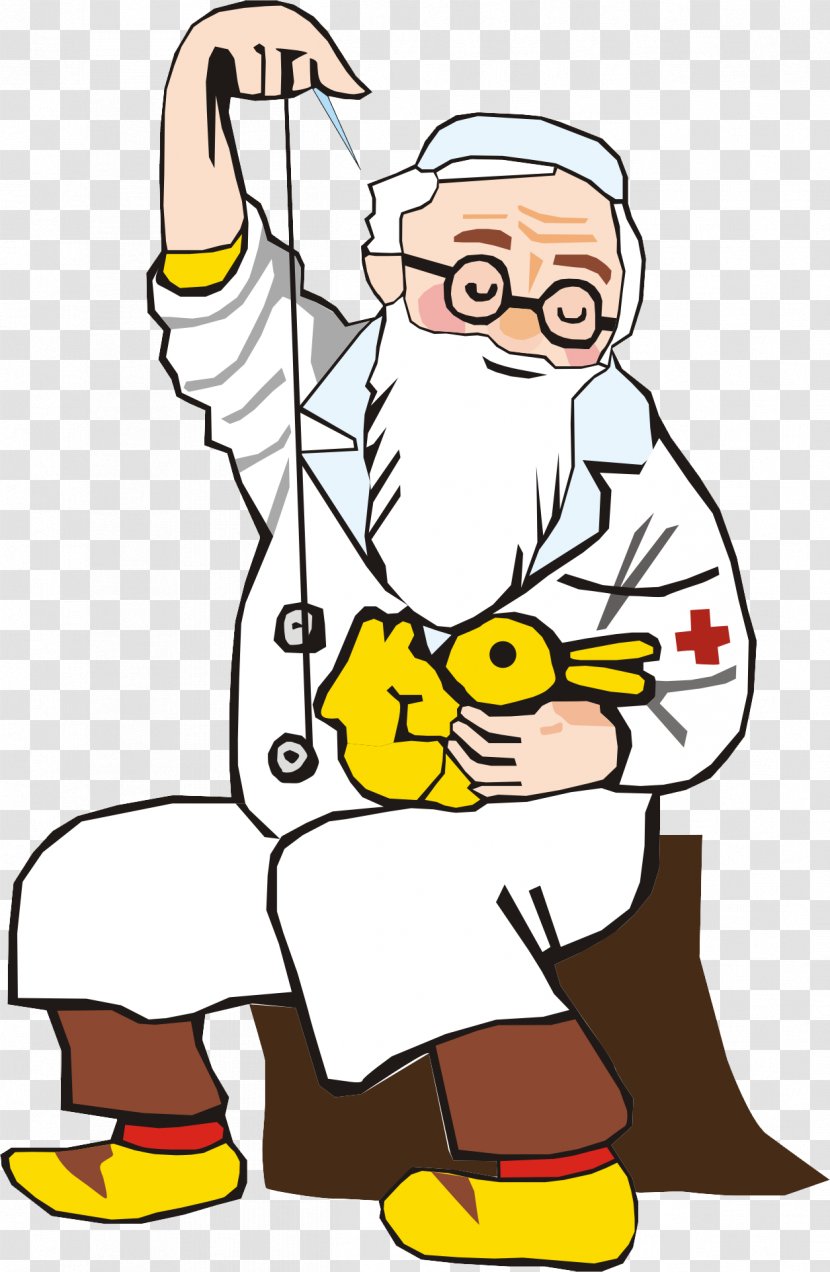 Doctor Aybolit Drawing Physician Cartoon Clip Art - Yellow Transparent PNG
