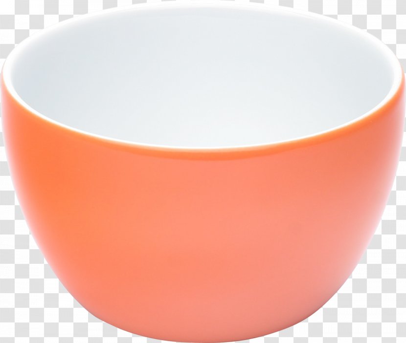 Ceramic Bowl M Product Design - Orange Transparent PNG