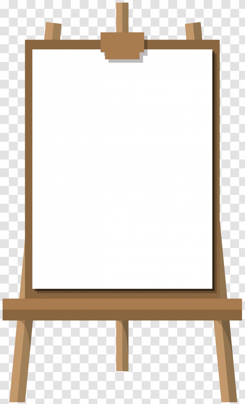 Easel Drawing Board Clip Art Transparent PNG