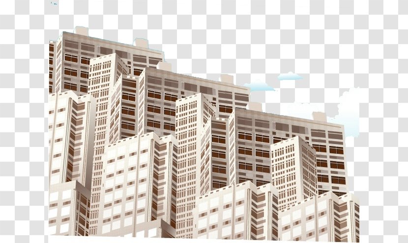 Building Euclidean Vector Skyscraper Architecture - Condominium Transparent PNG