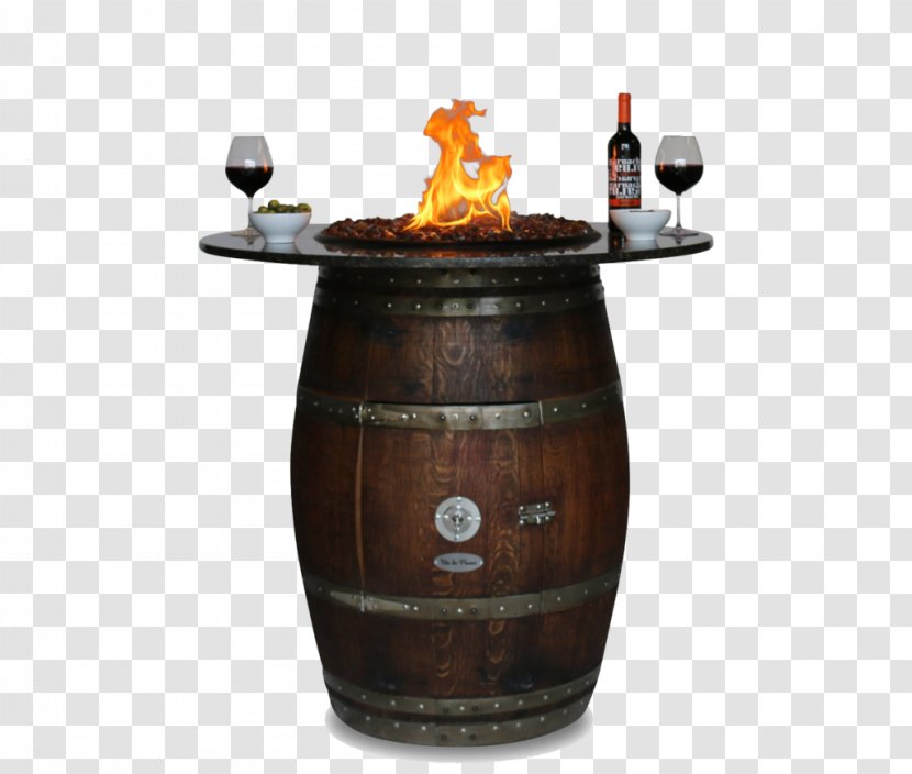 Table Fire Pit Wine Garden Furniture Glass - Dining Room Transparent PNG