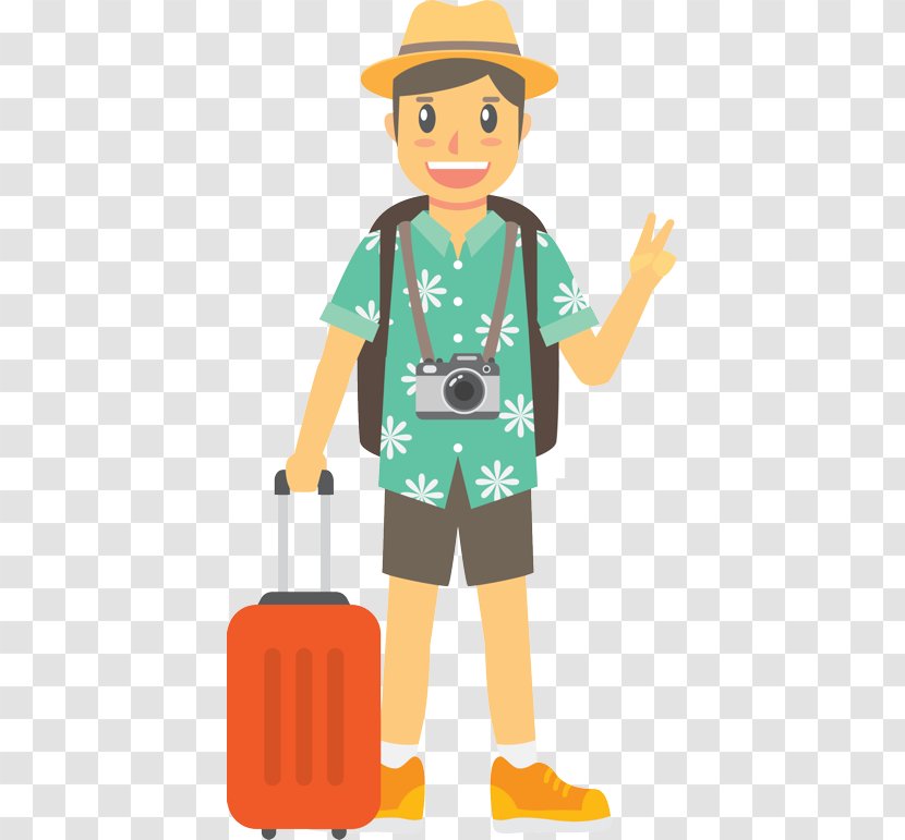 Vector Graphics Travel Clip Art Illustration - Baggage - Summer Tourism Transparent PNG