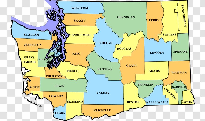 Washington County, Oregon Snohomish Pierce Longview Map - Territory Transparent PNG