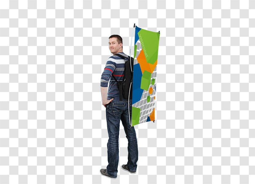 T-shirt Banner Promotion Advertising Backpack - Point Of Sale Display - Product Transparent PNG