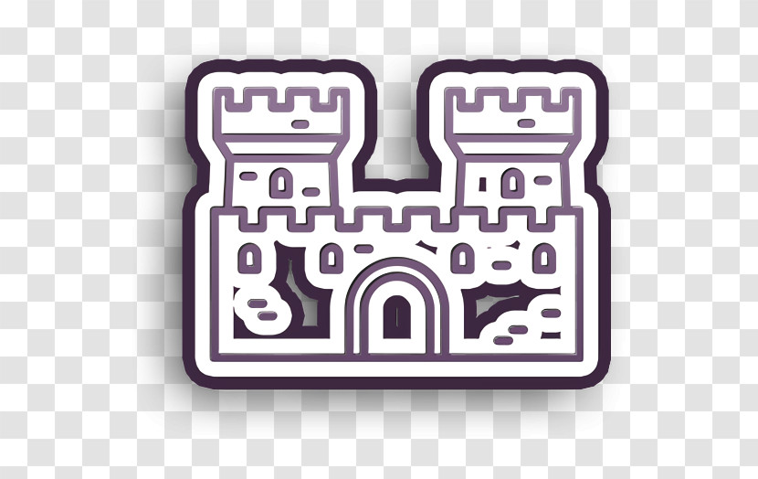 Medieval Icon Icon Fortress Icon Transparent PNG