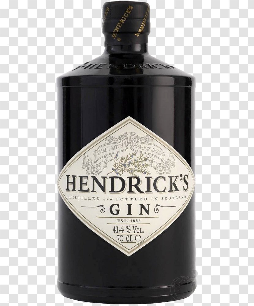 Hendrick's Gin Distilled Beverage Wine Distillation - Alcoholic - Bottle Transparent PNG
