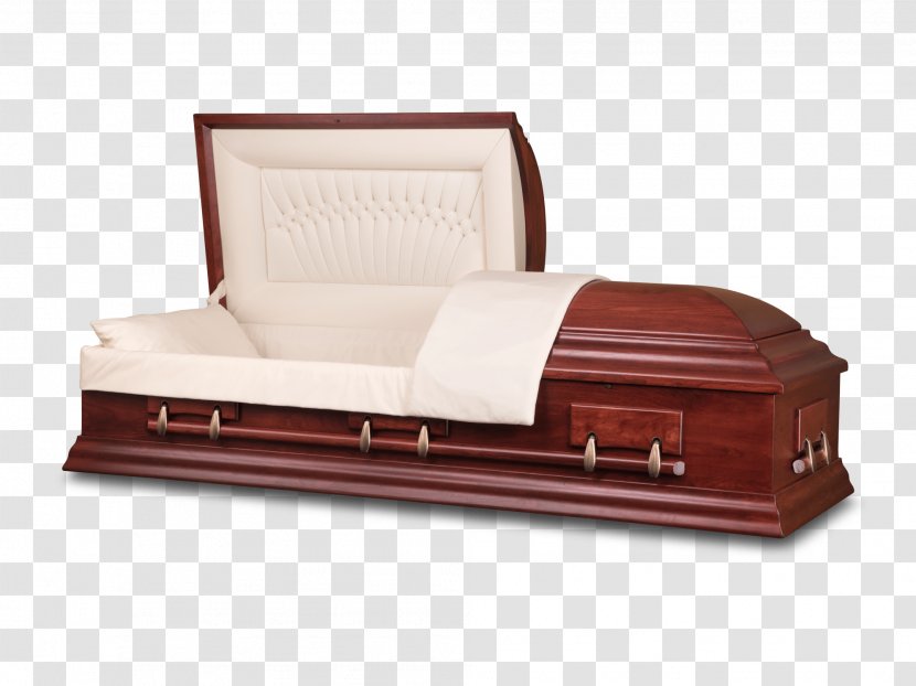 Coffin Hardwood Funeral Home Burial Vault - Symphony Transparent PNG