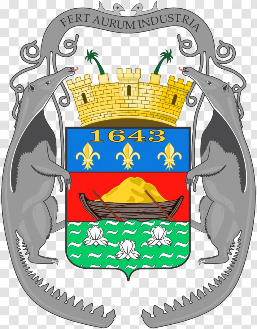 Coat Of Arms French Guiana France Guyana - Shield Transparent PNG
