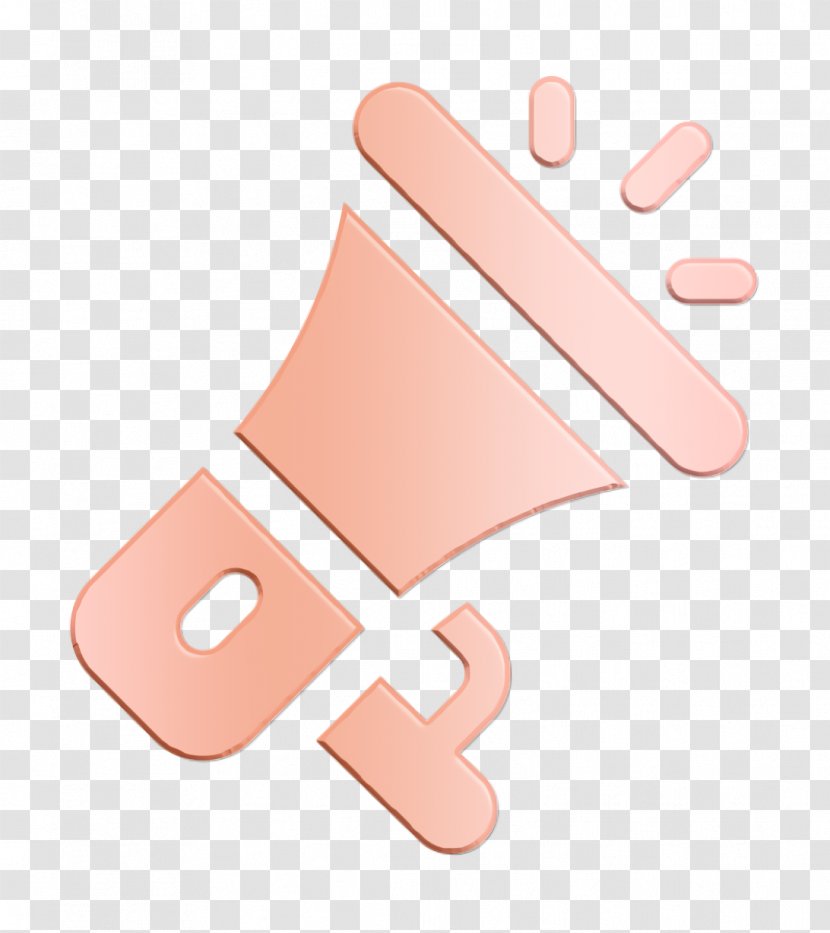 Event Agency Icon Speaker Megaphone - Nail Thumb Transparent PNG